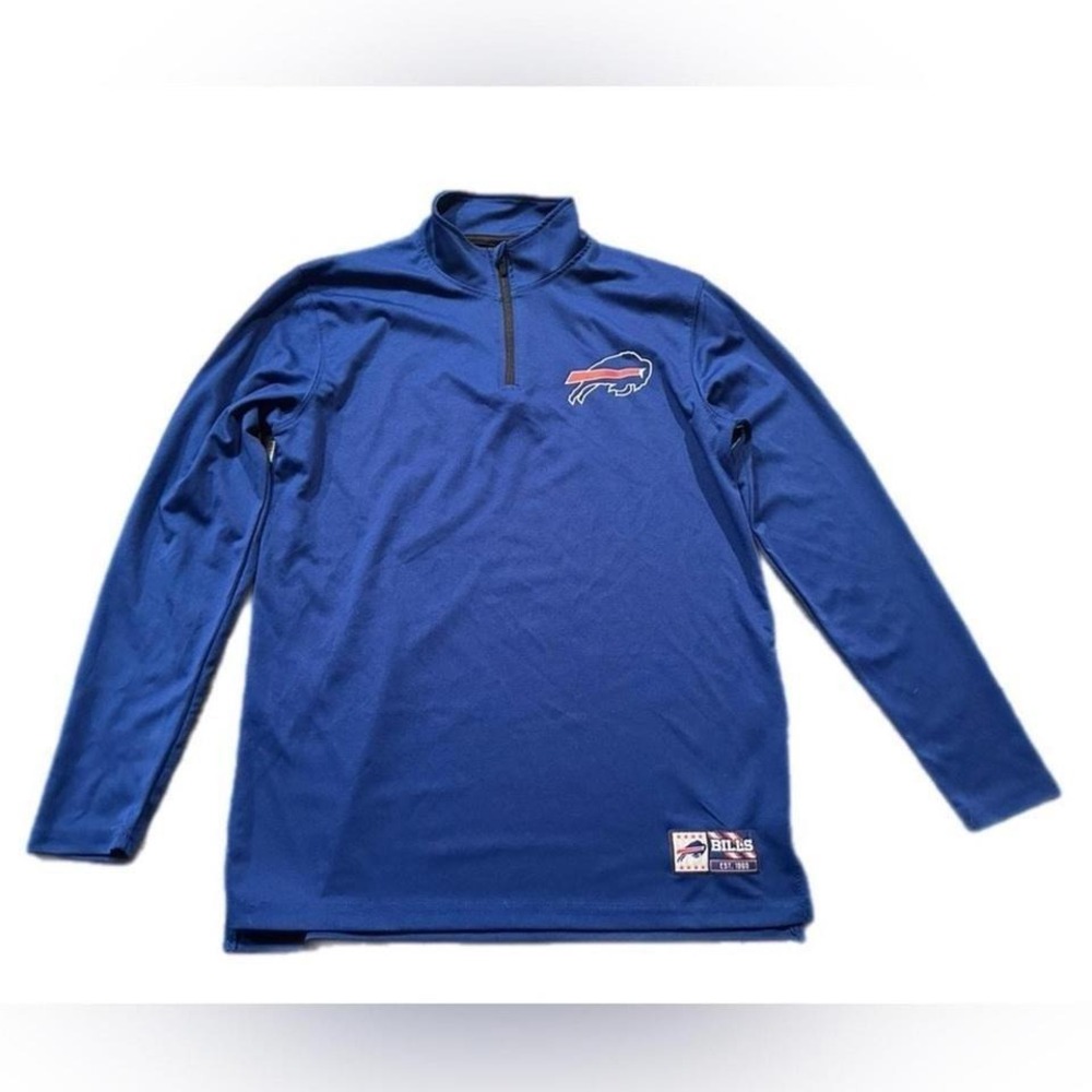 NFL Team Apparrel Buffalo Bills Long‎ Sleeve zip up- youth 18-20